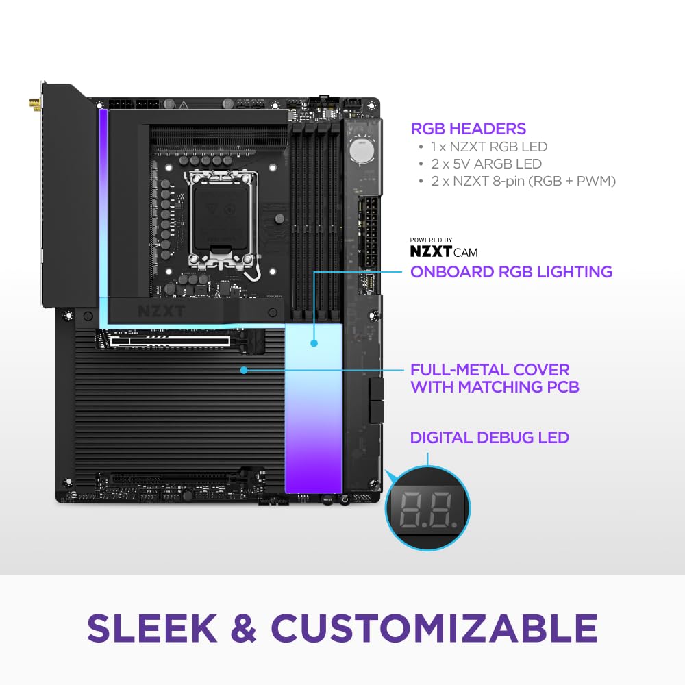 Amazon.com: NZXT N9 Z890 - Intel Z890 LGA 1851 ATX Gaming
